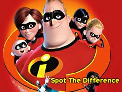 The Incredibles Spot the Difference