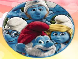 The Smurfs 3D Round Puzzle