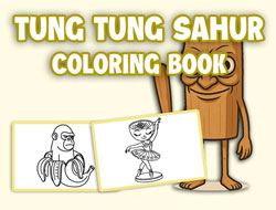 Tung Tung Sahur Coloring Book