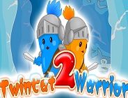 Twin Cat Warrior 2 - Fireboy And Watergirl Games