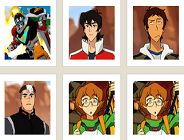 Voltron Legendary Defender Memory Game