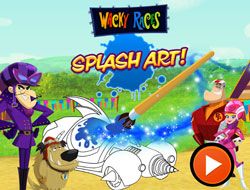 Wacky Races Spash Art