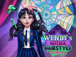 Wendy's Gothic Hairstyle Challenge