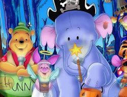 Winnie the Pooh Halloween Hidden Objects