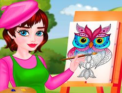 Zentangle Coloring Book