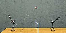 Stick Figure Badminton Games